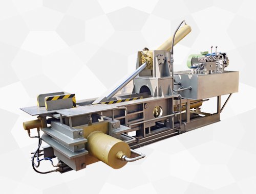 Hydraulic scrap balling press machine manufactured by Desire Hydraulics in Pune