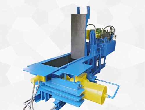 Horizontal Hydraulic Baler machine built in-house by Desire Hydraulics, MIDC Bhosari, Pune